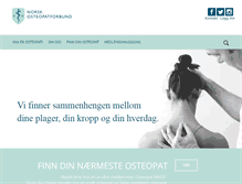 Tablet Screenshot of osteopati.org